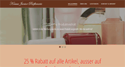 Desktop Screenshot of parfuemerie-krause-junior.com